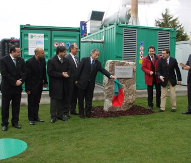 Inauguração da central de valorização energética de biogás