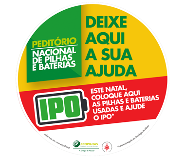 Peditório Nacional de Pilhas e Baterias a favor do IPO